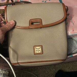Dooney & Bourke Blue and Gray Leather Bag